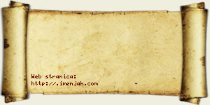 Hana Vejnović vizit kartica